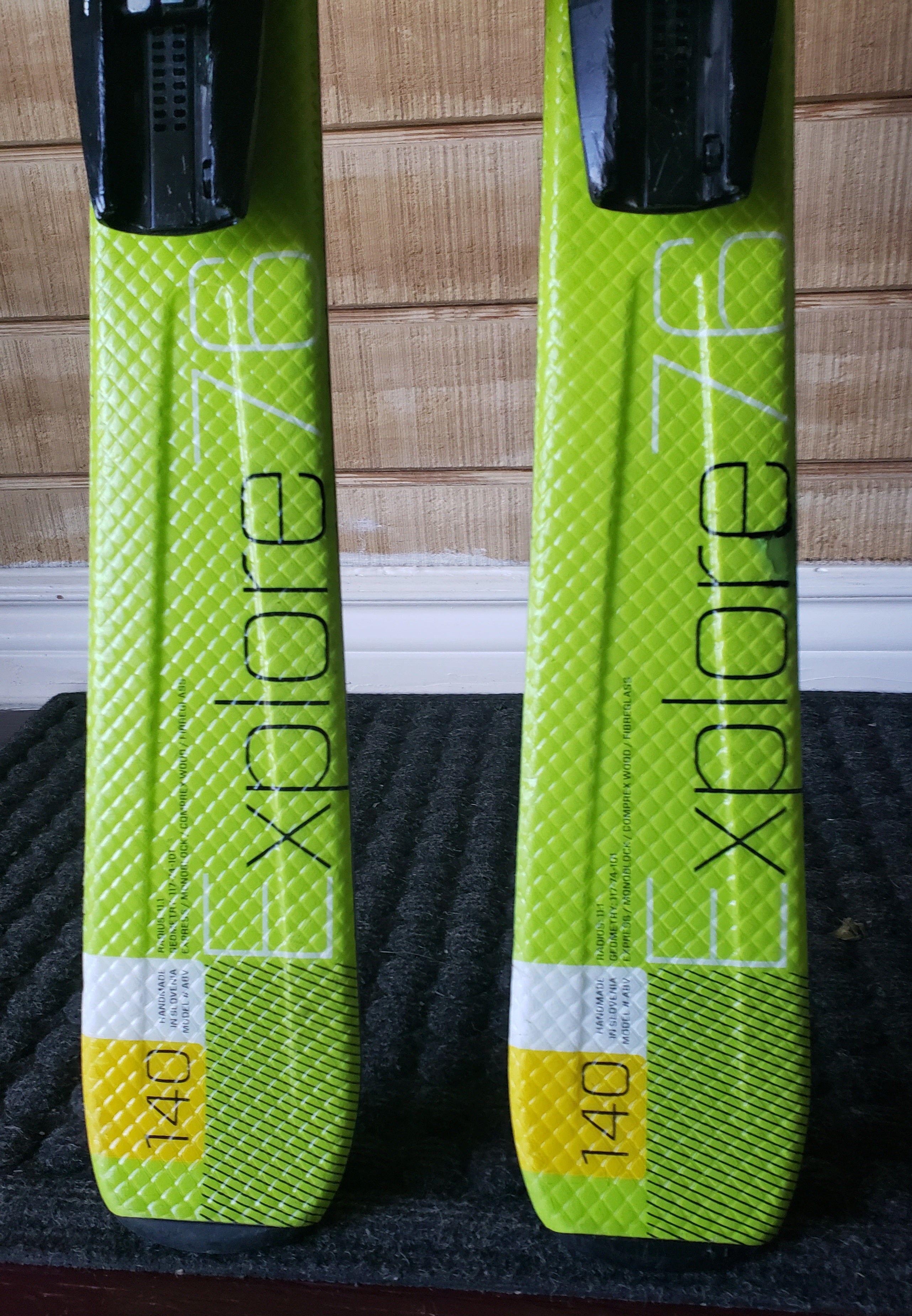 140cm Adult SKIS Elan Explore 76 e-Rise w/ELAN ESP10 BINDINGS