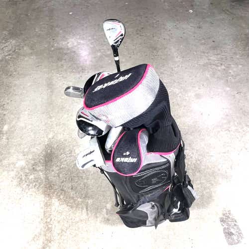LEFTY Ram Intake Club Set Driver 3W 5W 3H-4H 5-PW Putter Uniflex LH HC +Bag