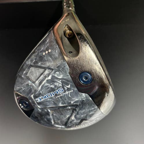 Callaway Paradym Ai Smoke TD Driver 9.0* Regular Denali Blue 60g LH Used