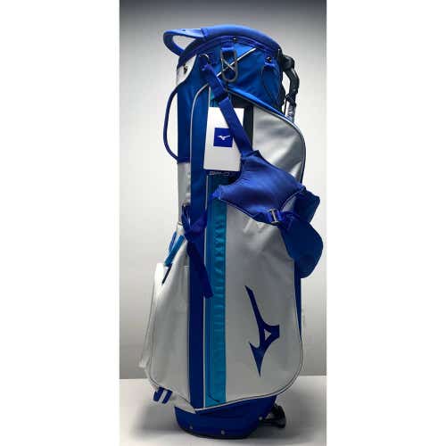 Mizuno BR-D3 Stand Bag Blue/White 4-Way Divide Dual Strap Golf Bag NEW