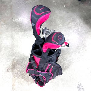 Top Flite Club Set Driver 3W 5H 6-PW Putter Senior RH HC +Bag