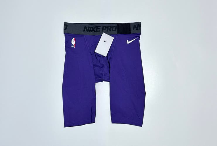 Purple Men’s size Medium-TALL MT Nike Pro NBA Dri-fit Compression Short Basketball Tights DN1541-504