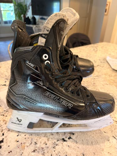 2024 Bauer Supreme M50 Pro Hockey Skates Extra Wide Width 9 (Used)