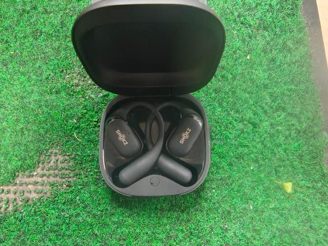 SHOKZ OpenFit 2 Open-Ear Earhook Bluetooth Earbuds, Black