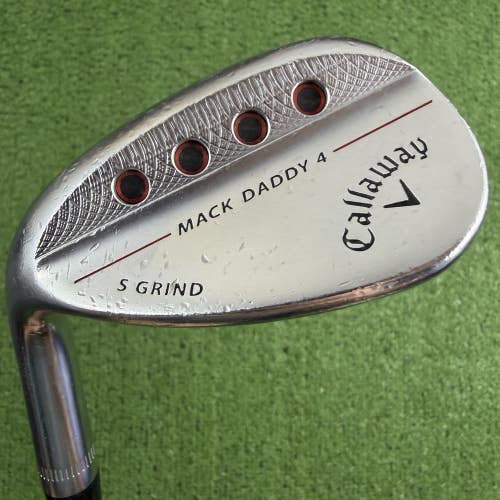 Callaway Mack Daddy 4 Lob Wedge 60 10 S Grind Left Handed S200 Tour Issue 34.75