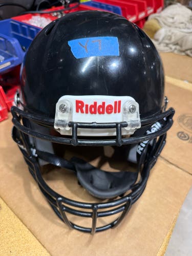 USED RIDDELL SPEED ICON YOUTH HELMET - MEDIUM - BLACK
