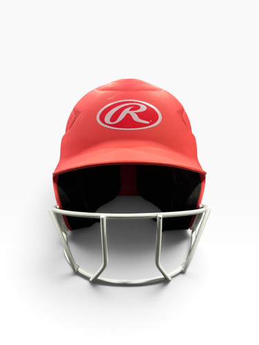 Used Rawlings RCFH Batting Helmet w/Mask Pink LG 11375-S000383387