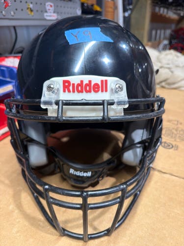 USED RIDDELL SPEED ICON YOUTH HELMET - LARGE - BLACK
