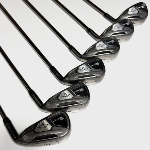 Callaway Big Bertha (2015) Iron Set 5-9, PW Right Hand Regular Flex Graphite
