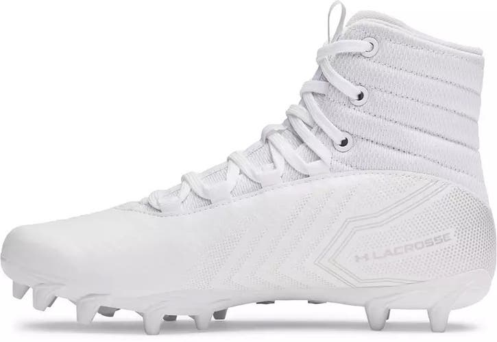 New youth 3.5 Under Armour highlight MC white lacrosse cleats