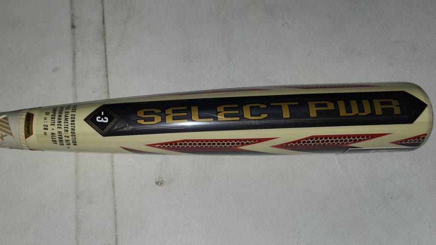 2027 Louisville Slugger Select PWR Hybrid BBCOR Certified Bat (-3) 28 oz 31" (New)