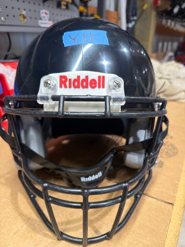 USED RIDDELL SPEED ICON YOUTH HELMET - LARGE - BLACK