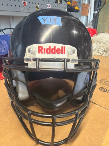 USED RIDDELL SPEED ICON YOUTH HELMET - LARGE - BLACK