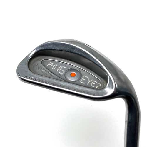 Ping Eye 2 Sand Wedge SW Orange Dot 2* Flat Karsten ZZ-Lite Wedge Steel Mens RH