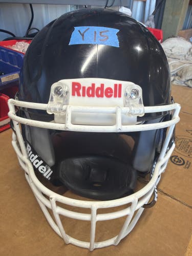 USED RIDDELL SPEED ICON YOUTH HELMET - MEDIUM - BLACK