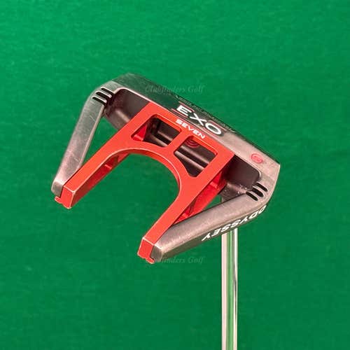 Odyssey EXO SEVEN 34" Mini-Slant Neck Mallet Putter w/SuperStroke