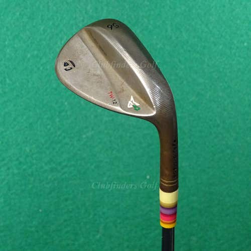 TOUR ISSUE TaylorMade Milled Grind 4 MG4 Raw 56-TW12 56 Sand Wedge Steel Stiff