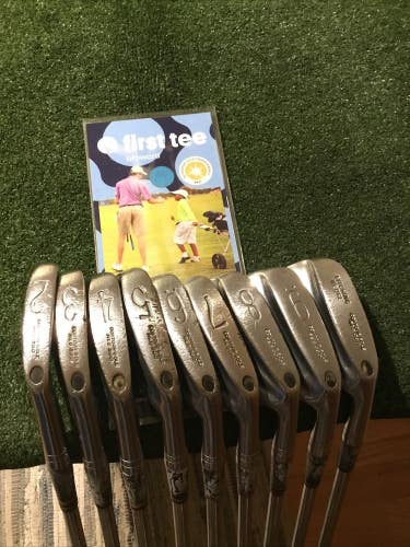 Walter Hagen Haig Ultra Contour Sole Fluid Feel Irons Set 2-PW Steel Shafts