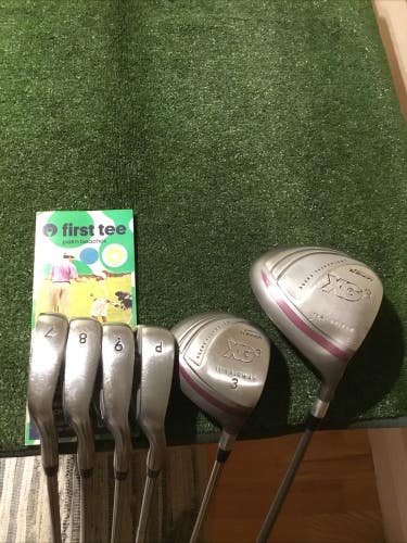 Ti Tech XG3 Set Driver, 3 Wood, 7-PW Uniflex Steel & Graphite Shafts (READ)