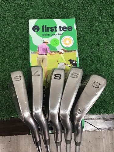 Henry Griffitts HG Irons Set 6-9-SW Stiff Steel Shafts
