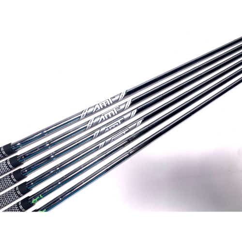 True Temper AMT S300 Tour White Stiff Iron Set of 6 Shafts 34.25''-35.75'' 0.355