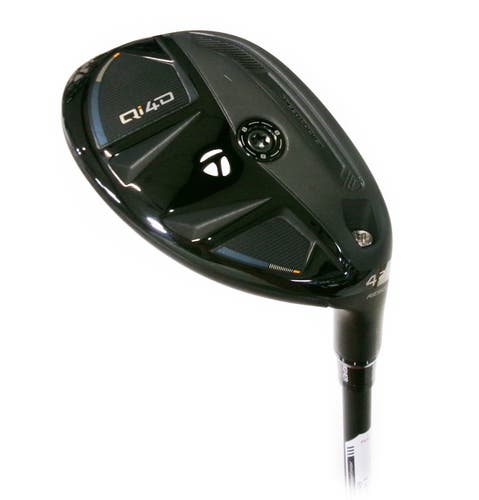 *MINT* TaylorMade Qi4D 22* 4 Hybrid/Rescue Graphite Reax White 75 Stiff Flex