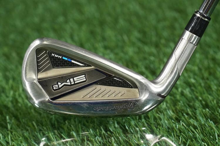 TaylorMade SIM2 MAX 6 Iron KBS MAX MT Regular R-85 Steel Lamkin Crossline LH