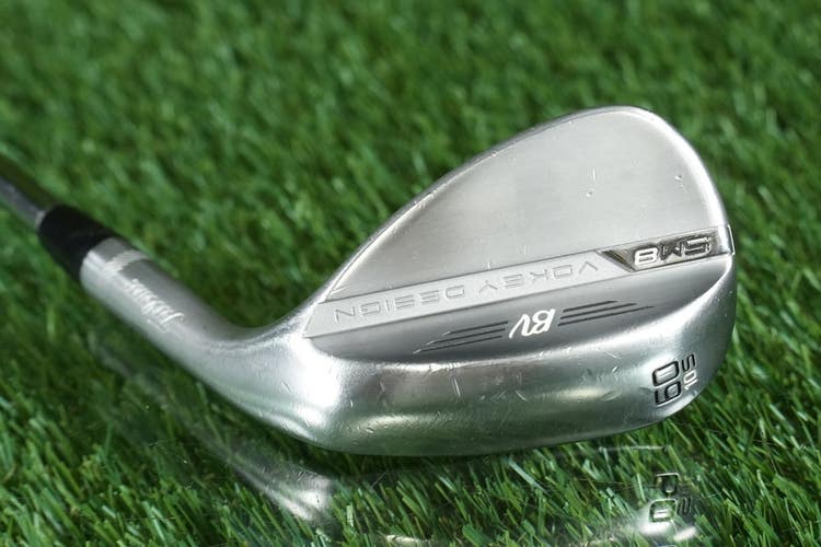 Titleist SM8 BV 60 10S Lob Wedge Vokey Design Wedge Flex Steel Shaft Chrome RH