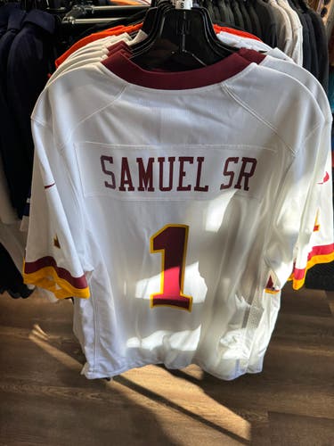 (NEW) White Adult Unisex Extra Large (XL) Nike Deebo Samuel Washington Commanders Jersey