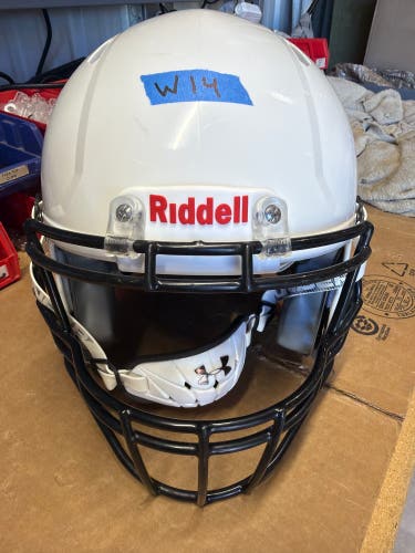 USED RIDDELL SPEED ICON YOUTH HELMET - XL - WHITE