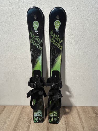 WeeDo First Tracks Lucky Bums Starter Classic / Cross Country 71 cm. Kids Skis with Bindings