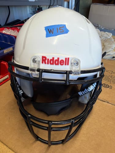 USED RIDDELL SPEED ICON YOUTH HELMET - XL - WHITE
