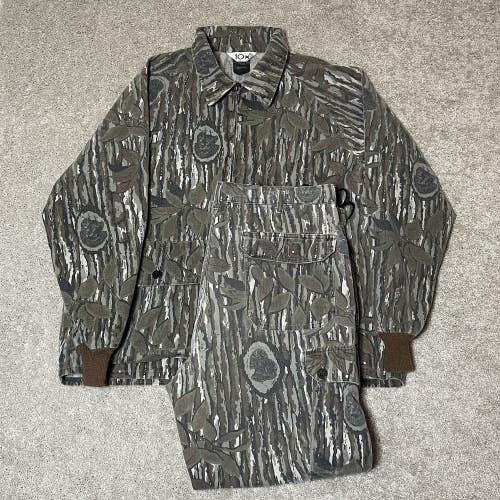 Vintage 10X Realtree Camo NWTF Turkey Pattern Zip Jacket + Pants Mens XL / 40x32