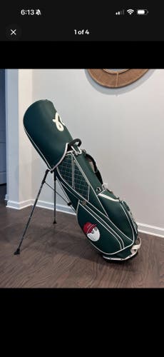 Malbon Golf Green 5 Way Caddy Bag
