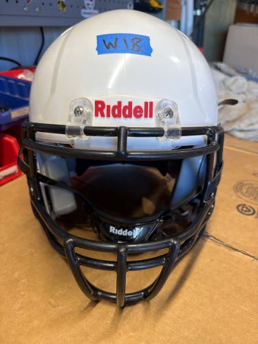 USED RIDDELL SPEED ICON YOUTH HELMET - XL - WHITE