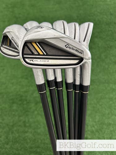 Taylormade RBladez Iron Set 4-P / Rocketfuel 65 Regular Graphite +2