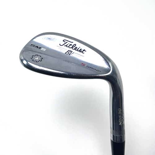 Titleist Vokey SM6 Tour Chrome Lob Wedge LW 60* 10 Bounce S-Grind SM6 Wedge RH