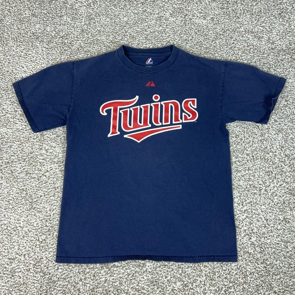 Minnesota Twins Shirt Mens Medium Navy MLB Baseball Denard Span 2 Majestic Tee