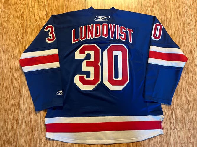 Henrik Lundqvist New York Rangers Reebok Premier Jersey Size XL MSRP $225