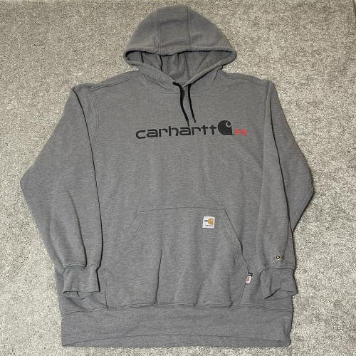 Carhartt Force FR Flame Resistant Cat 3 Graphic Hoodie Sweatshirt Mens Size XL