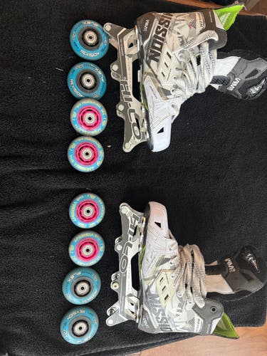 Mission Inhaler WM02 Inline Skates Wide Width Size 4 (Used)