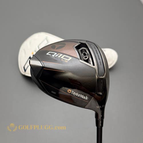 10.5 Driver- Taylormade Qi10 Designer Series w/ Headcover / Reax, Stiff (3608)