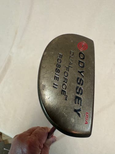 Unisex Odyssey Mallet Dual Force 2 Rossie Right Handed Putter Steel 34.25" (Used)