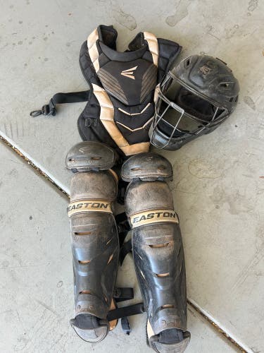 Black Easton Black Magic Catcher's Set (Used)