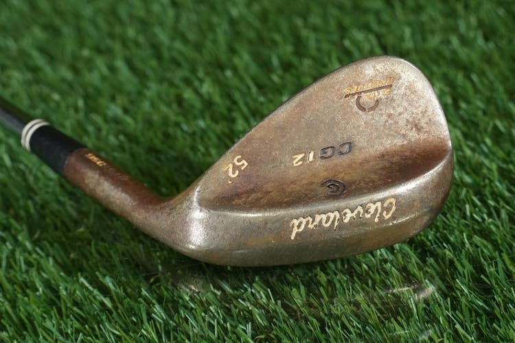 Cleveland CG12 52 Gap Wedge Zip Grooves Traction Wedge Flex Steel Shaft Raw RH