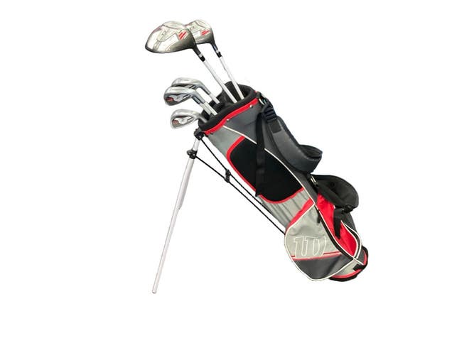 Used Wilson DEEP RED Jr Club Set RH 7 Piece 11859-S000034387