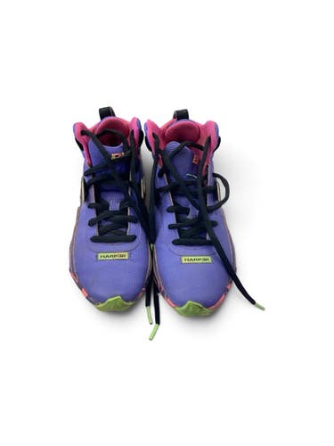 Used Under Armour BRYCE HARPER BB/SB Cleats Purple Junior 03 11846-S000111625
