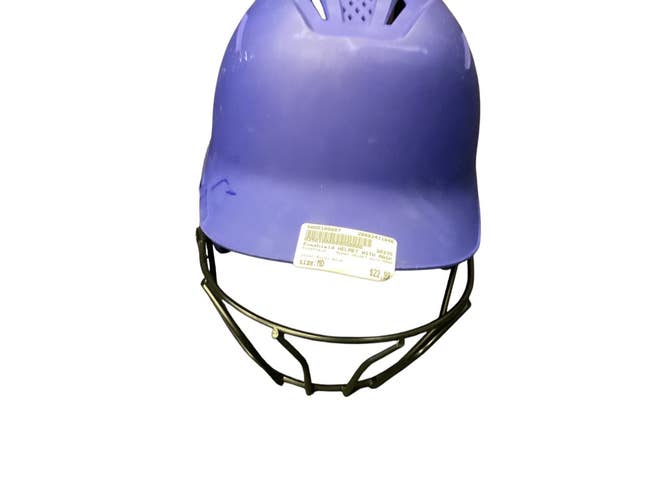 Used Evoshield HELMET WITH MASK Batting Helmet w/Mask Royal Blue MD 11846-S000109887