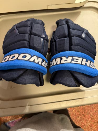 Winnipeg Sher-Wood Code V Gloves 13" Pro Stock (Used)
