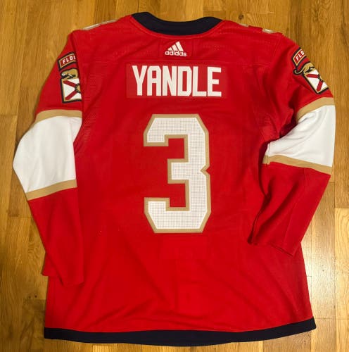 Kieth Yandle Florida Panthers Authentic Adidas Jersey Size 52 (Large)
